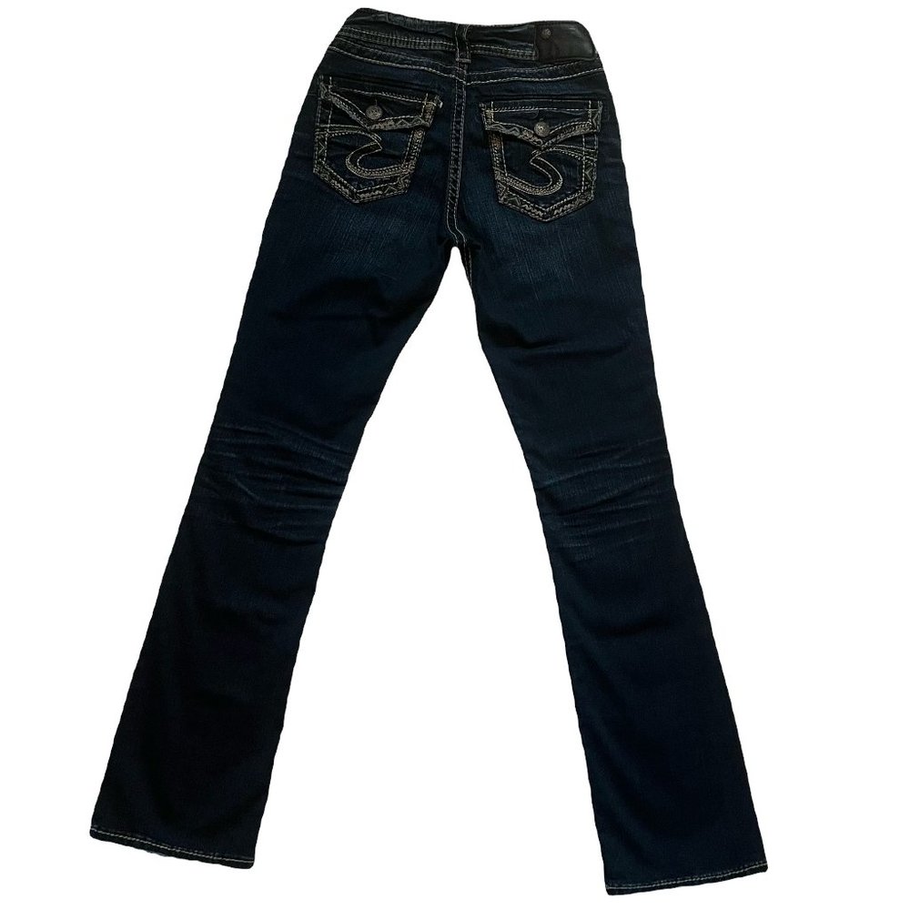 Silver Suki Mid slim boot cut jeans size 25x31 - Picture 5 of 7